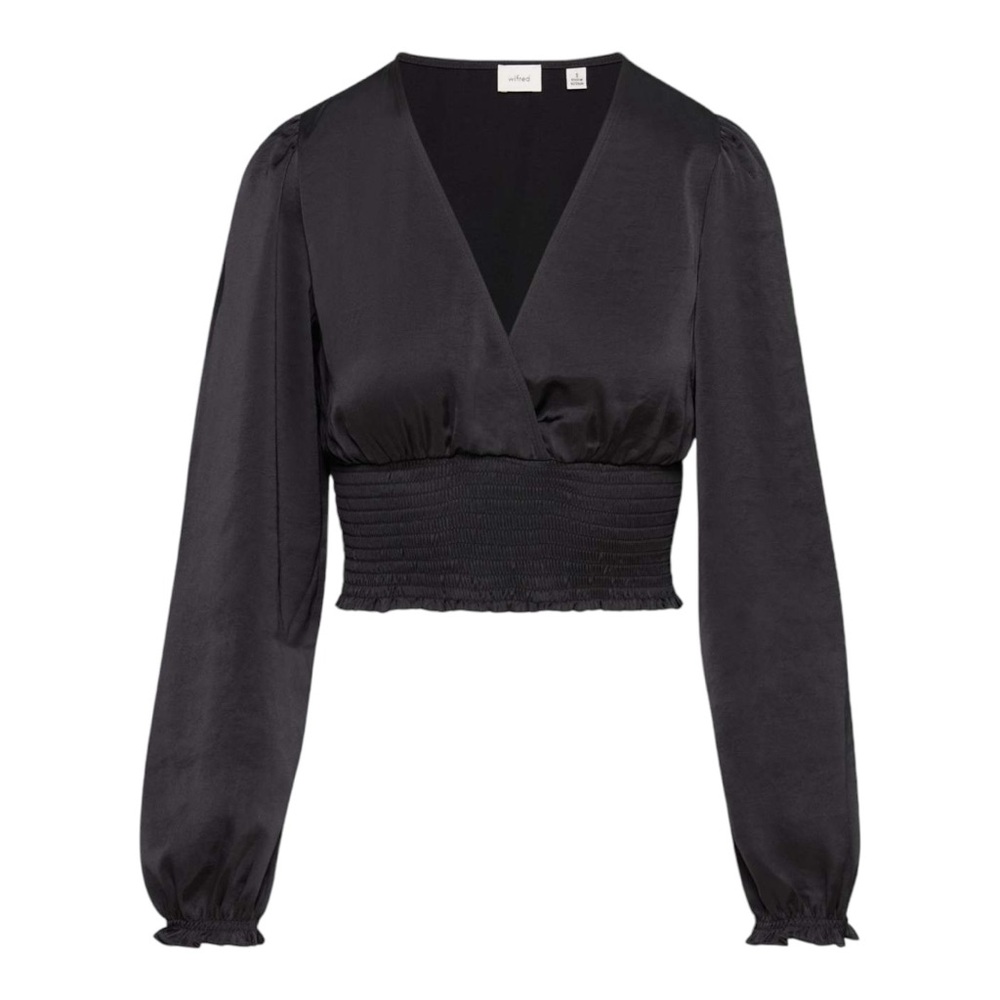 Wilfred Wistful Sheer Blouse - Black